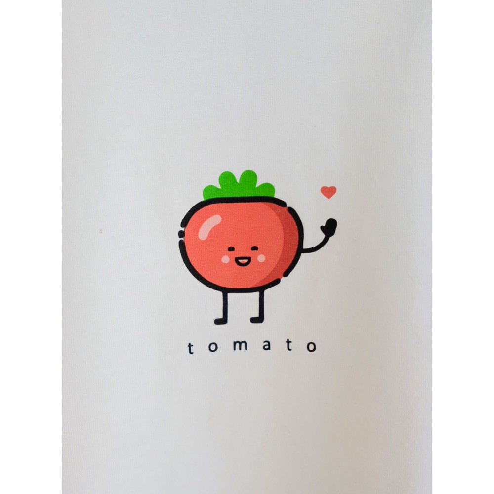 Kadaka T-0327 Tshirt Kaos Vegetables Cute