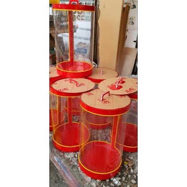 AKRILIC TABUNG ES PERMEN KARET 30 X 50 CM VOLUME 35 LITER