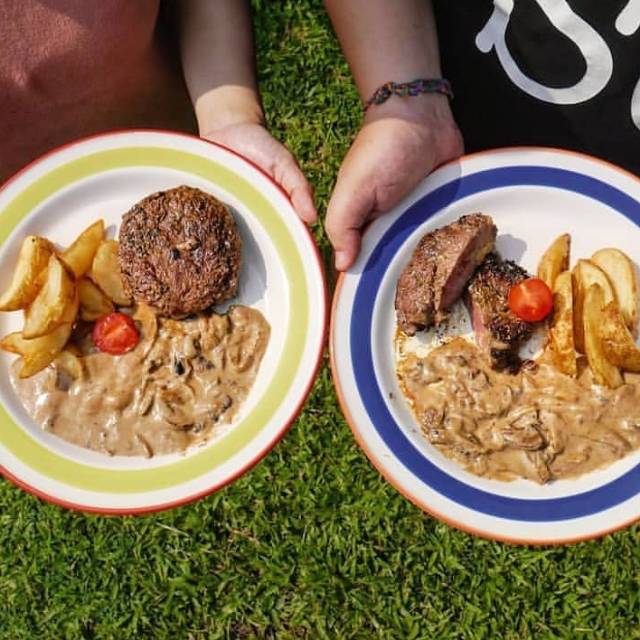 

Steak in a sack