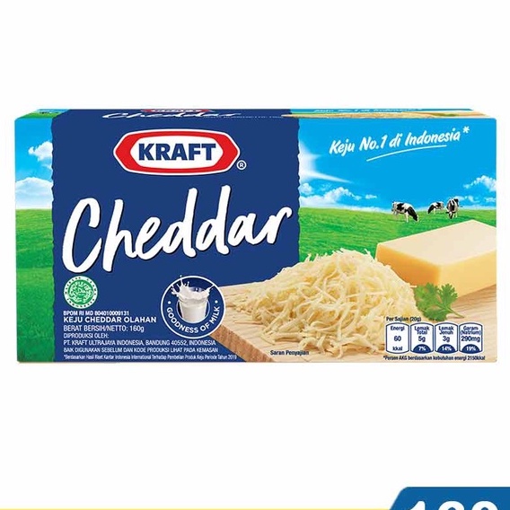 

Kraft Cheddar 165g