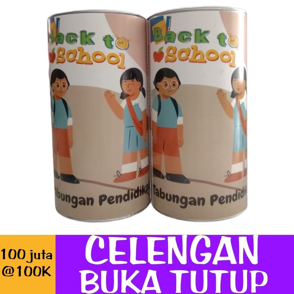tabungan pendidikan anak sekolah -celengan pendidikan -tabungan target 100 juta- celengan 100 juta