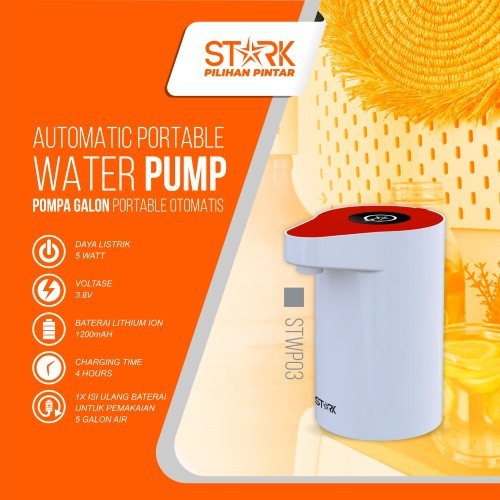 POMPA GALON ELEKTRIK STARK STWP03 WATER PUMP/POMPA GALON AIR MINI