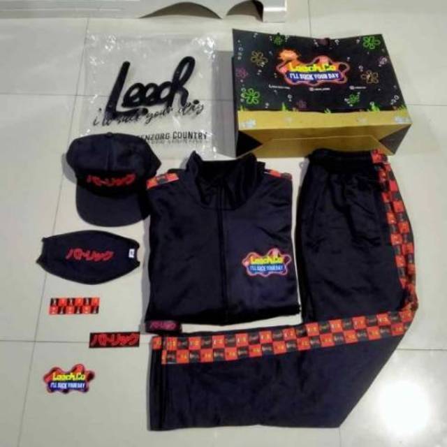 [COD]Tracksuit Mr.Crab | Tracktop Krab by Leech.co 1 | set crab topi masker gelang Barchelet crab