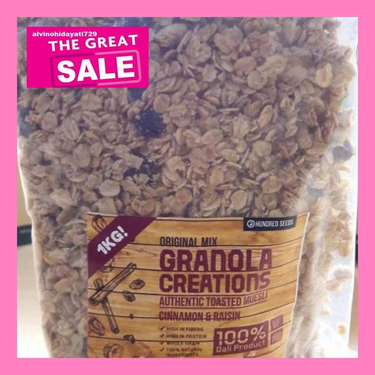 

Al04Nind Granola Creation 1Kg - Raisin Cinnamon Indvvl03