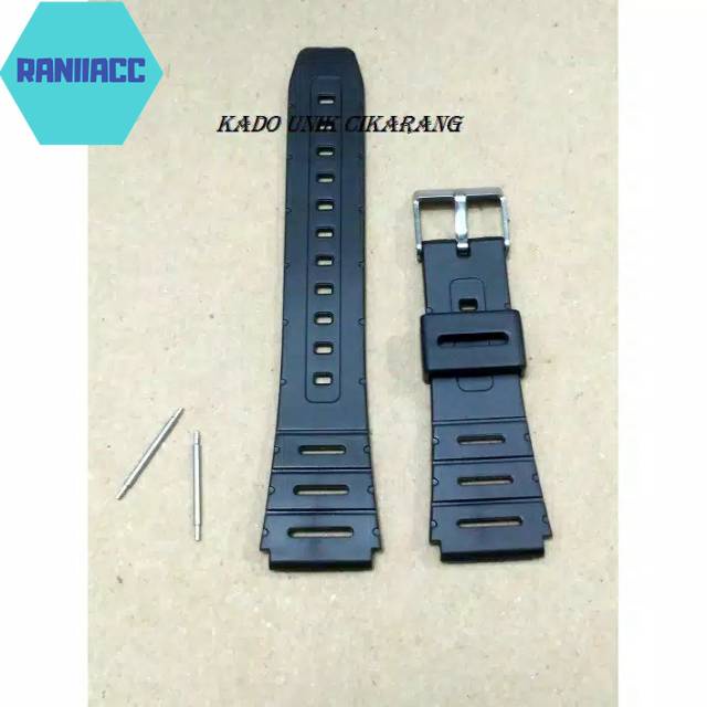 Tali Jam Tangan Casio Calculator CA53 CA-53 CA 53 Rubber Strap Tali Jam CASIO CALCULATOR .