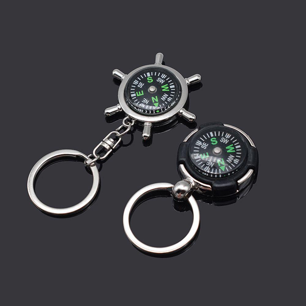 Lanfy Mini Compass Riding Portable Bagus Helper Aksesoris Carabiner Keyring Gantungan Kunci Navigator Outdoor Pocket Compass