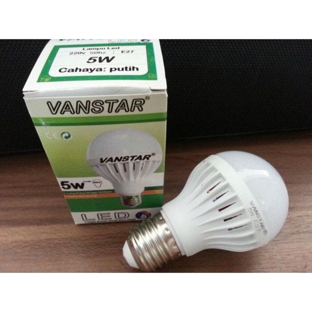 LAMPU LED 5W Vanstar Murah ecer grosir watt