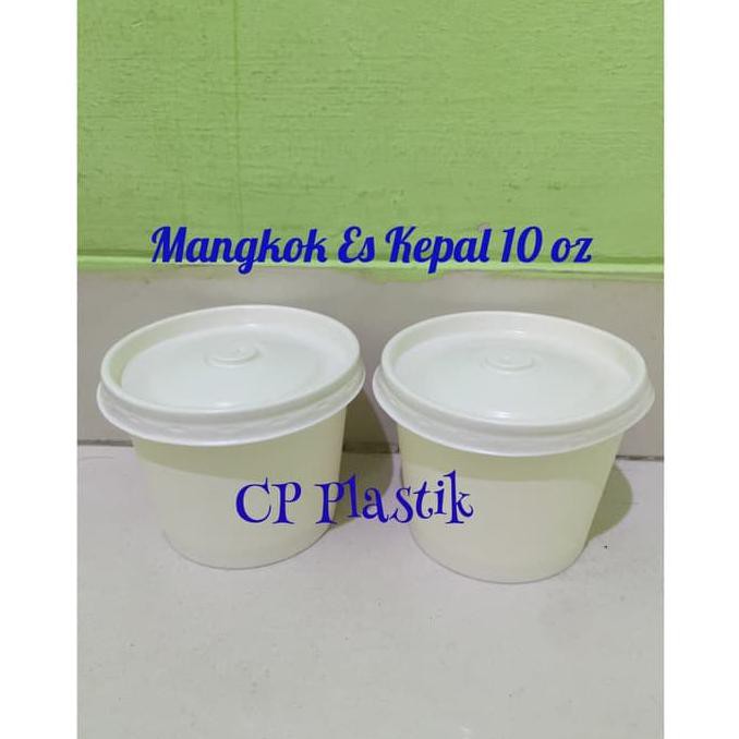 Super Paper Cup 10 Oz - Paper Bowl 300 Ml & Tutup - Mangkok Es Kepal Milo Sale