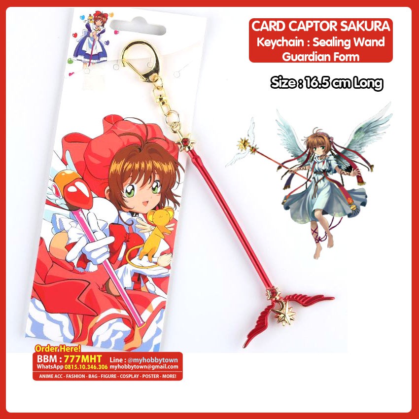 Gantungan Kunci Anime Card Captor Sakura Sealing Wand - Guardian