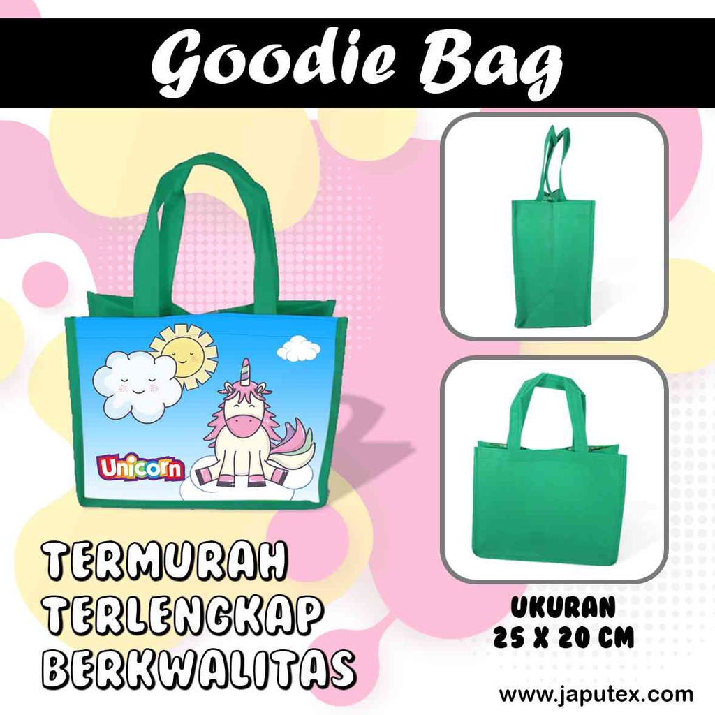 

Tas Ultah Goodie Bag Souvenir Ulang Tahun Kartun Murah Custom Nama Aqiqah Parcel Kado