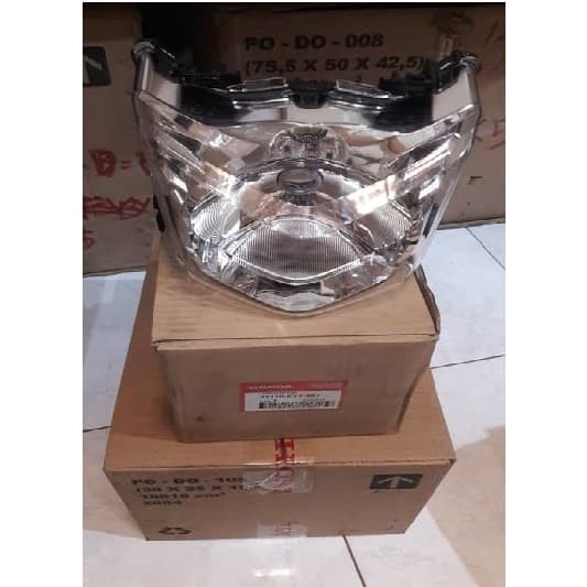 Lampu depan reflektor BEAT LAMA KARBU