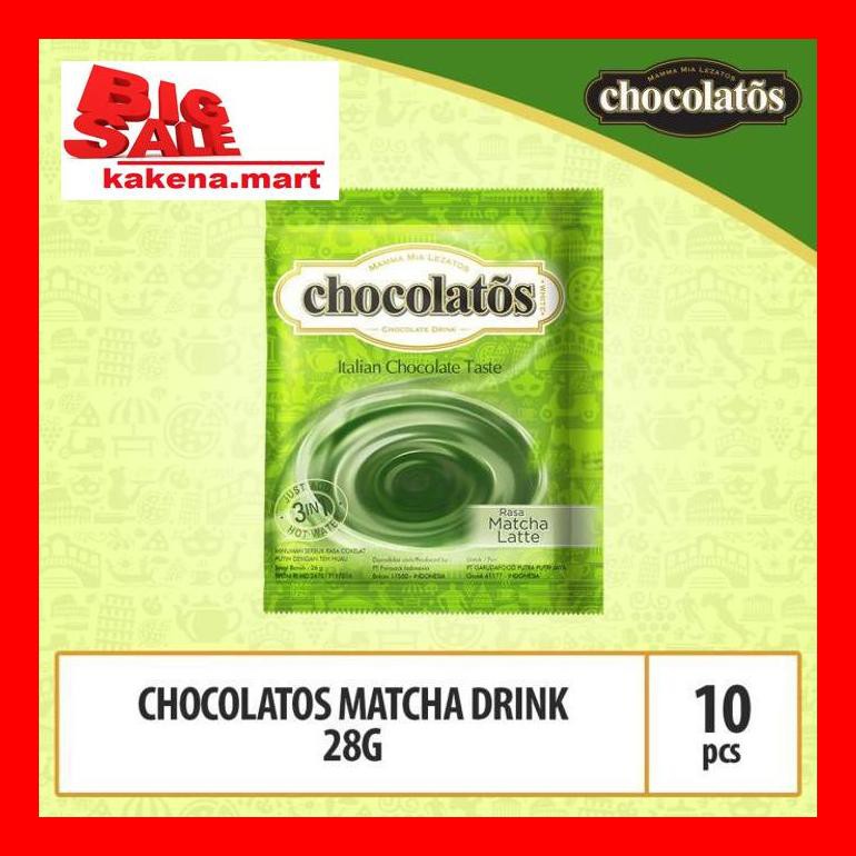 

Kak8Vitxd Chocolatos Drink Rasa Matcha Latte - 26Gr (Daca5) S50K50A