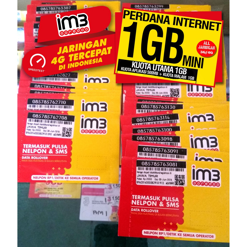 Indosat 1GB Mini
