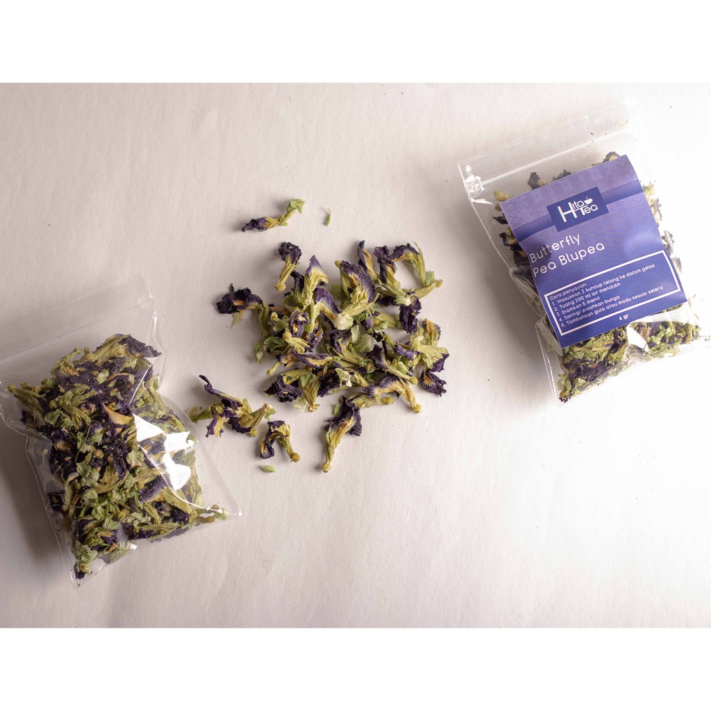 

Teh Bunga Telang Kering Butterfly Pea Blupea Tea-Tisane 6 Gram