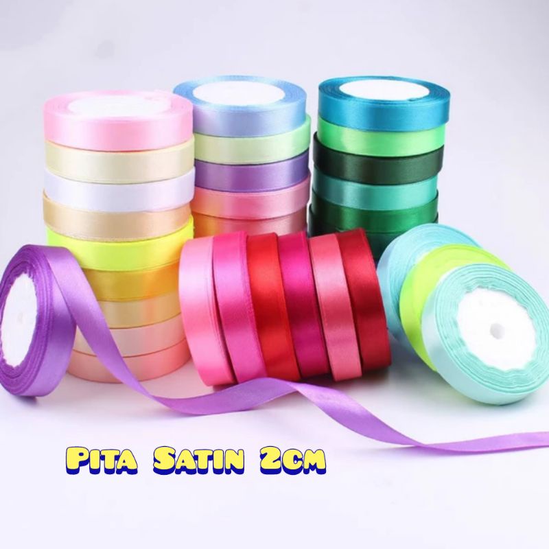 

Roll Pita Satin 2cm 1 Roll Pita Polos 2cm Per Roll Pita Hampers Parcel