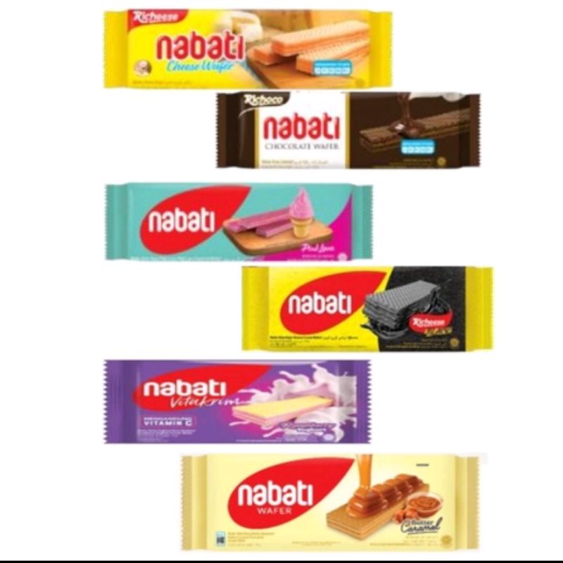 

Wafer Nabati 130g/Nabati 5000 min.order 3pcs/varian rasa