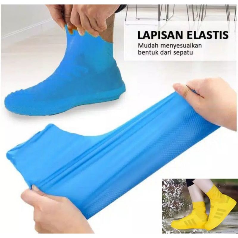Cover Sepatu Size 38-47 Mantel Sepatu Plastik Sepatu