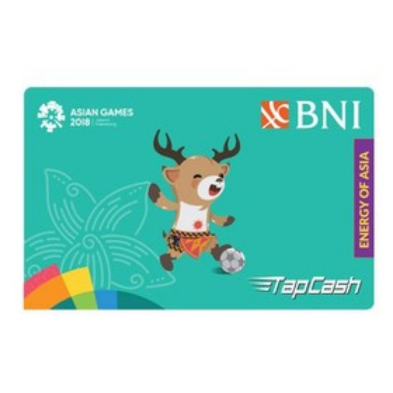 BNI Tapcash edisi Asian Games 2018 /Like eMONEY eTOLL Flazz or Brizzi