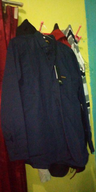 Ⓝxvf-648 Kemeja Pria Polos Fashion Maikel Katun Strit Ld100 Pj70 Allsize M L Xl Kerja Formal Terbaru