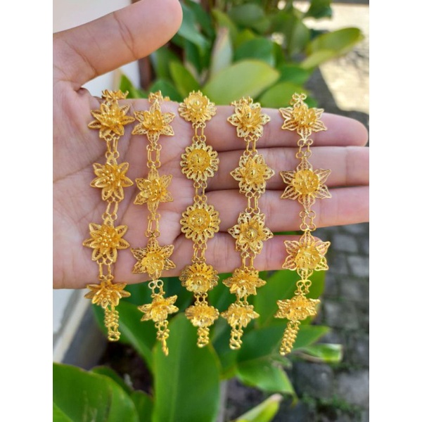 Gelang Perak Kendari Lapis Emas