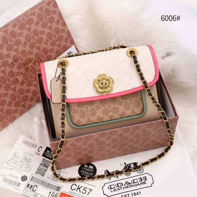 

_*C*a*h Parker in Blocked Signature Canvas GOLD #6006*_