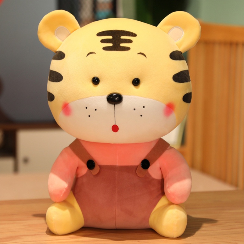 Mary9/13in Mainan Figure Boneka Harimau Untuk Boneka Interaktif Mainan Mewah Lucu Dicuci Sofa Ornamen Pacar Lahir