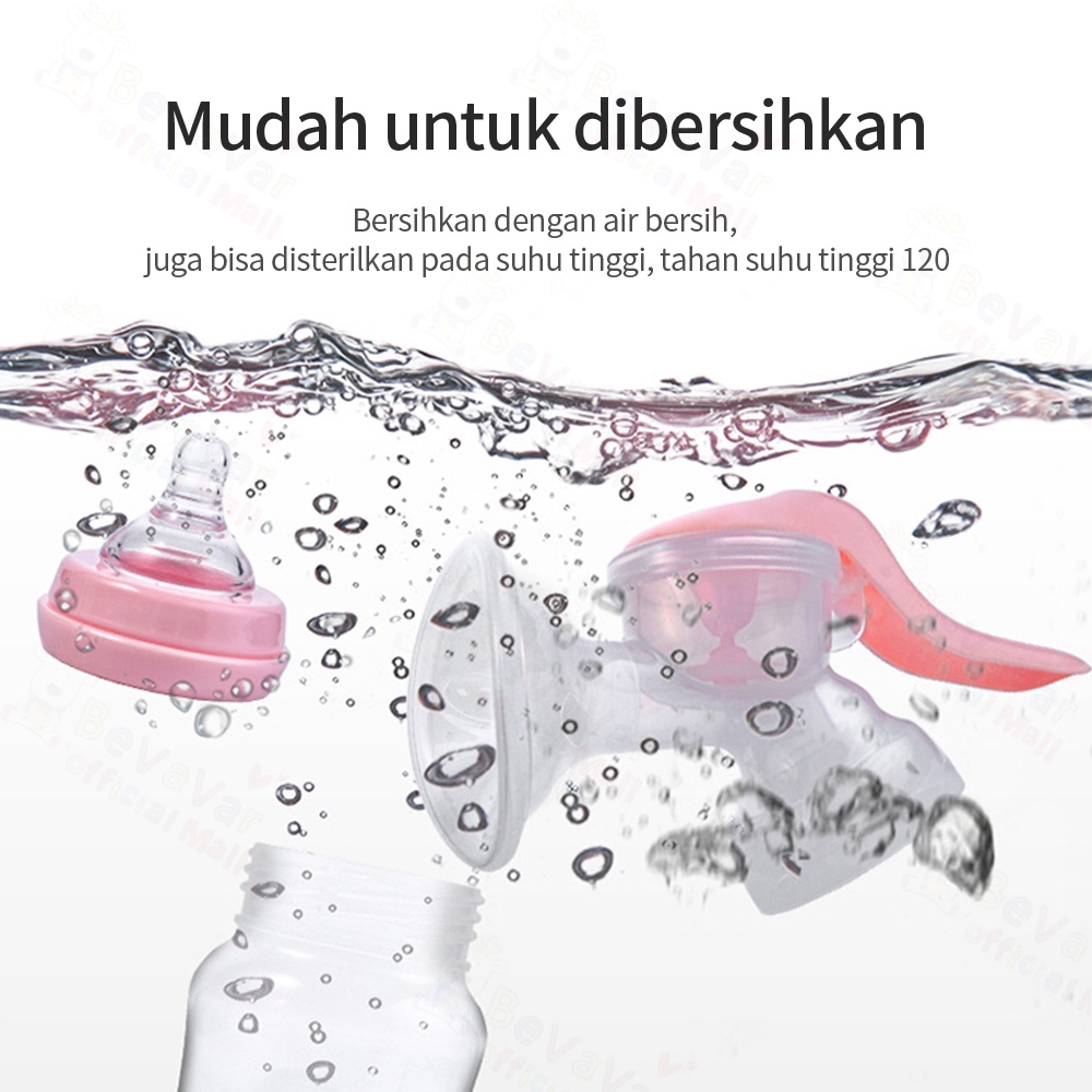 BEVAVAR Pompa Asi Manual Breast Pump Untuk 180Ml