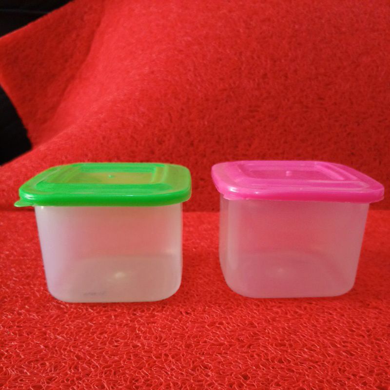 tempat bumbu dapur 500ml / tempat bumbu kotak 10cm / tempat bumbu dapur plastik