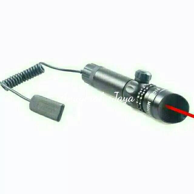 Laser scope nyala merah