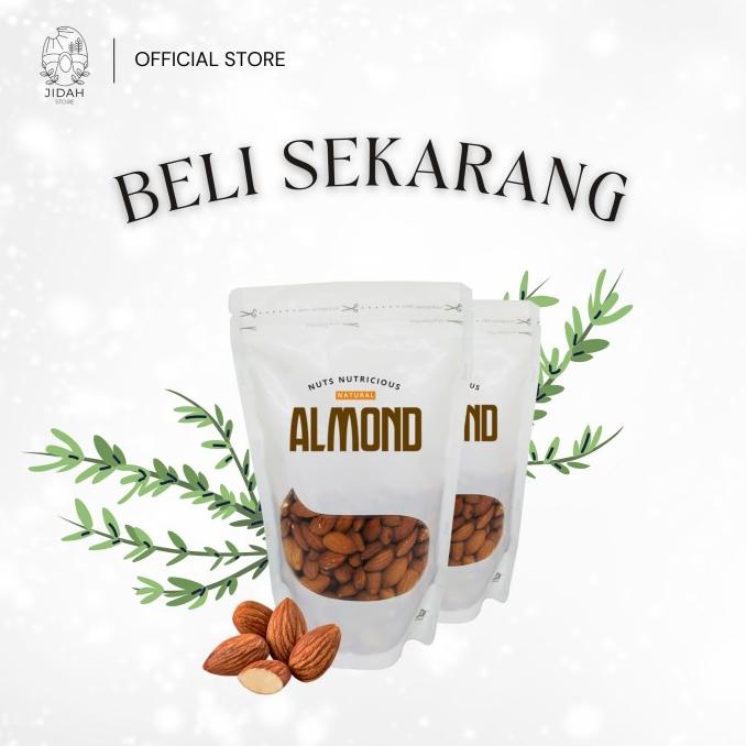 

Best Seller Kacang Almond Panggang Kupas Blue Diamond Roasted Premium 350 Gr