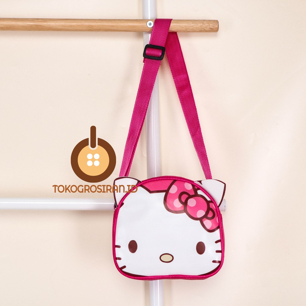 TOKOGROSIRAN.ID - TAS SELEMPANG ANAK HELLO KITTY TAS ANAK CEWEK MURAH KARAKTER