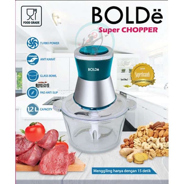 BOLDe Super CHOPPER / BOLDe Super Food Chopper - Biru