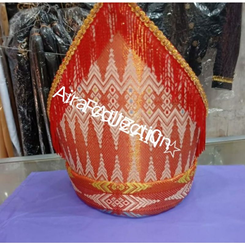 topi segitiga songket Melayu anak dan dewasa &amp; tanjak melayu &amp; topi songket l