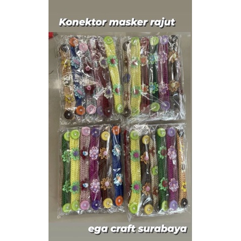 Konektor Masker Rajut Lusinan