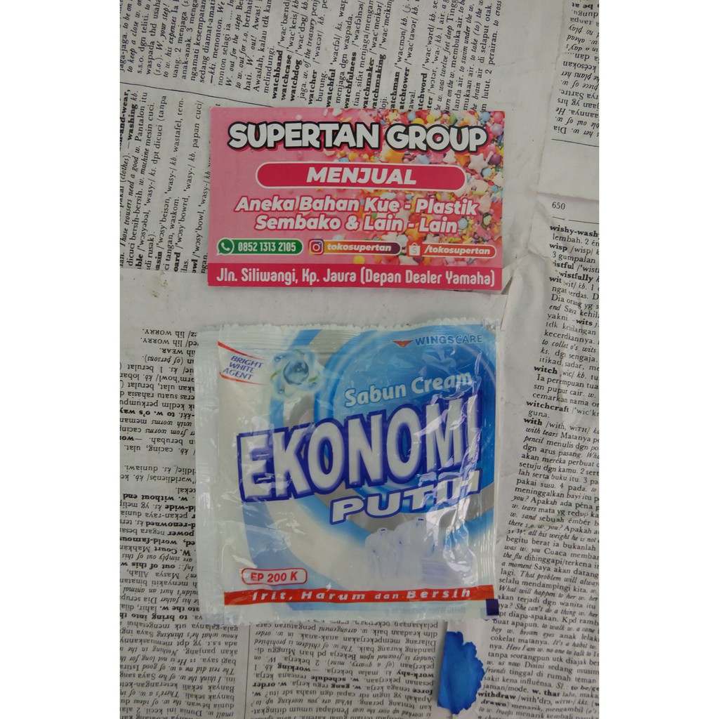 SABUN CREAM EKONOMI SABUN COLEK 36 GRAM ketengan 500 (1 RENCENG 5 PCS)