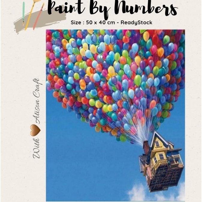 

Paint By Number ( 50 Cm X 40 Cm ) - Uphouse Disney