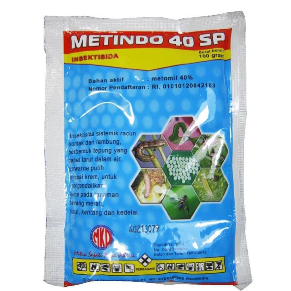 Obat Pertanian Pembunuh Serangga Insektisida METINDO 40SP[100gr]