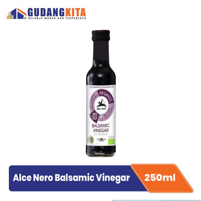 

Alce Nero Cuka Balsamic Anggur Organik - Balsamic Vinegar 250ml