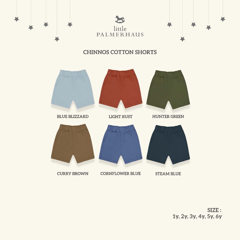 PNB129 CELANA PENDEK ANAK LITTLE PALMERHAUS CHINOS COTTON SHORTS