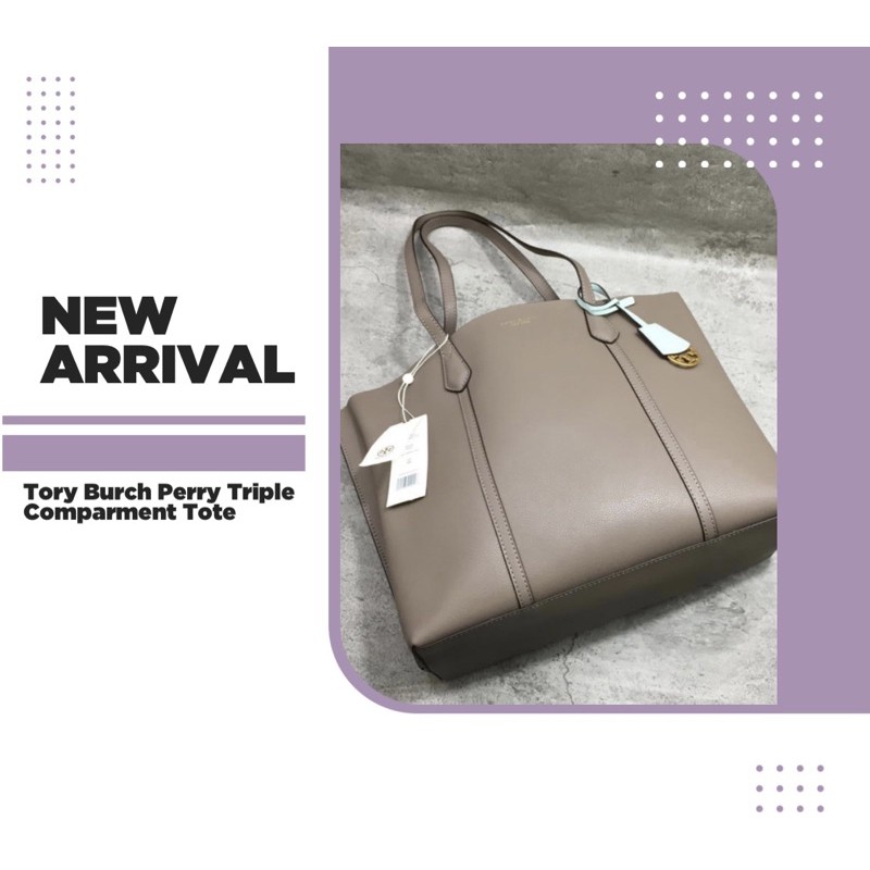 Tory Burch Perry Triple Comparment Tote