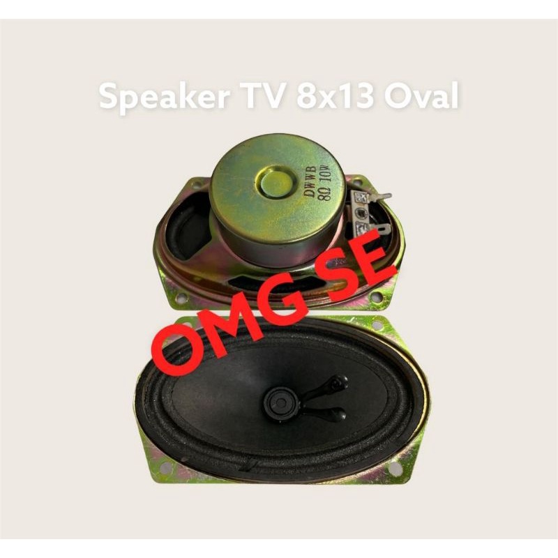 speaker tv oval 13x8 8ohm 10watt