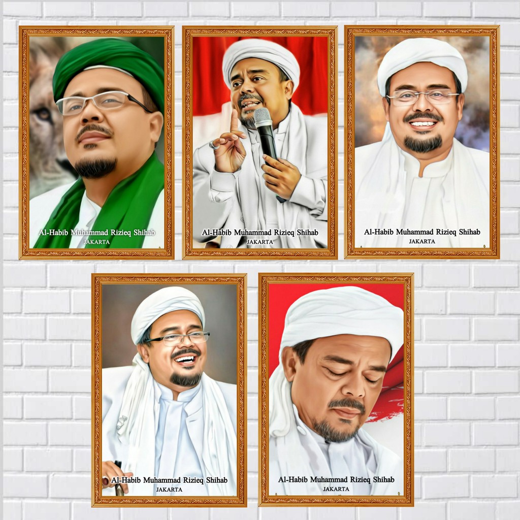 Jual Poster Poto Habib Ri Zieq Syi Hab H R S Poster Ulama Dan Habib