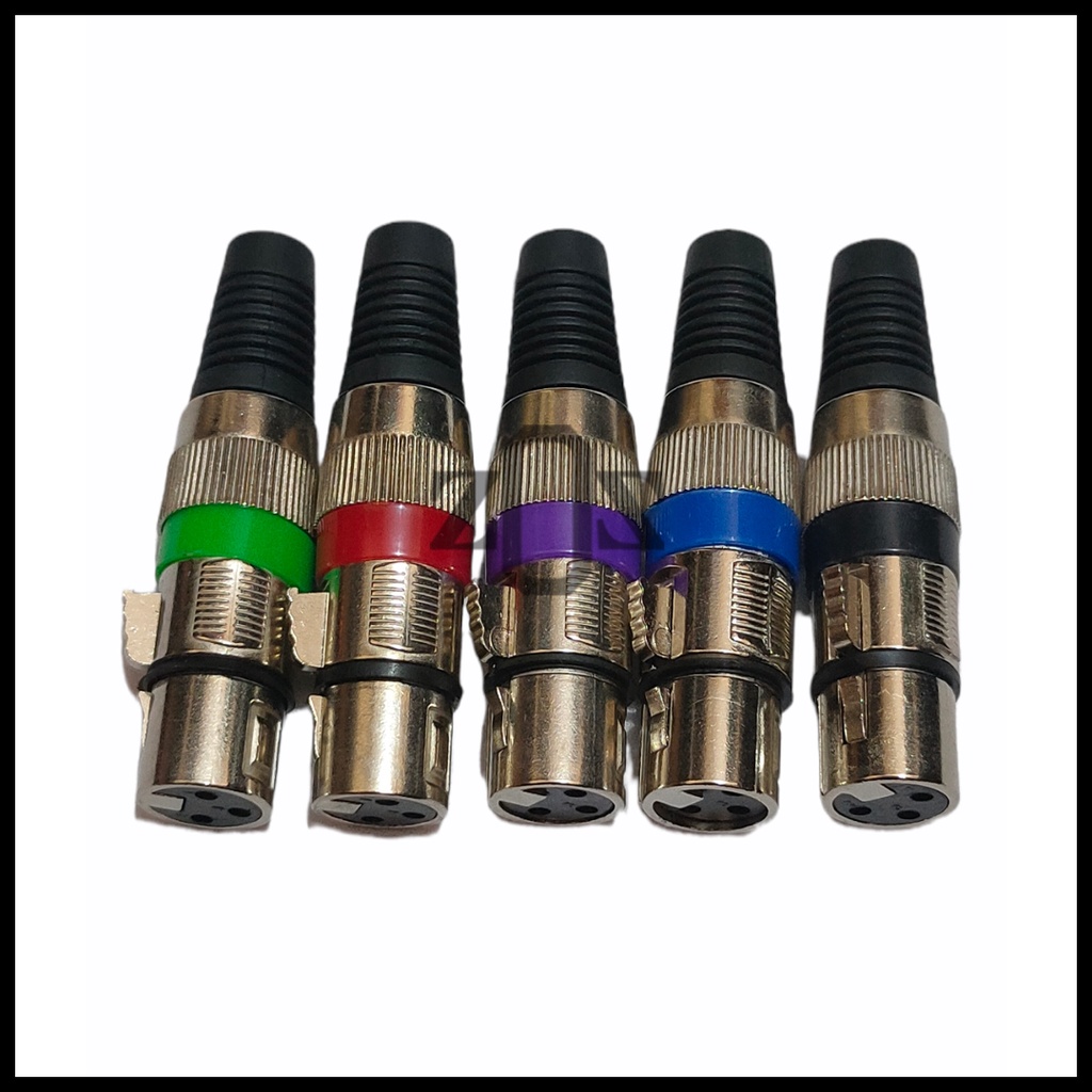 Head Jack Audio Canon XLR Nickel Std 3Pin Female