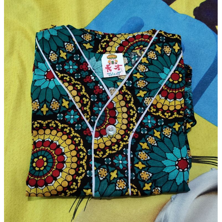 Piyama Batik Anak size 3 Bagan Api