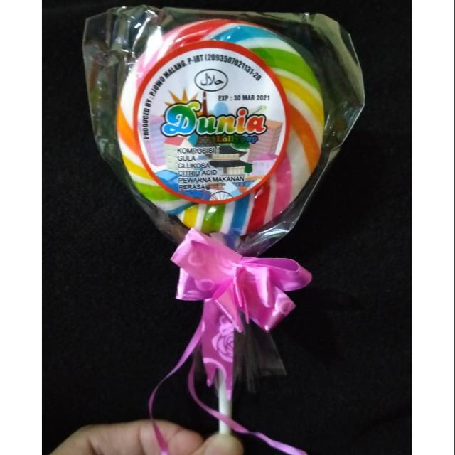 

permen lolipop 6 cm bulat minimal pembelian 5 cps