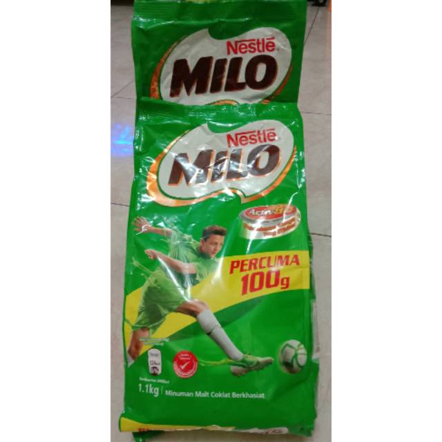 

Nestle MILO Malaysia 1 Kg (Percuma 100g)