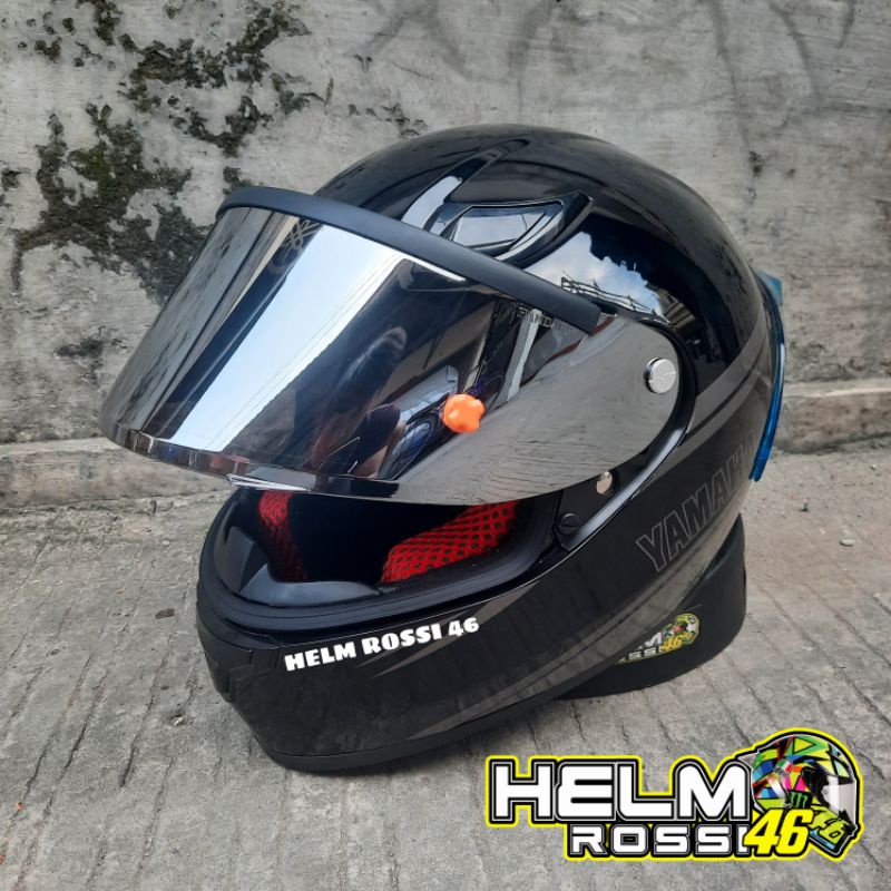 Kaca Visor Flat Iridium Yamaha Vixion Cargloss || plus top dan talang air