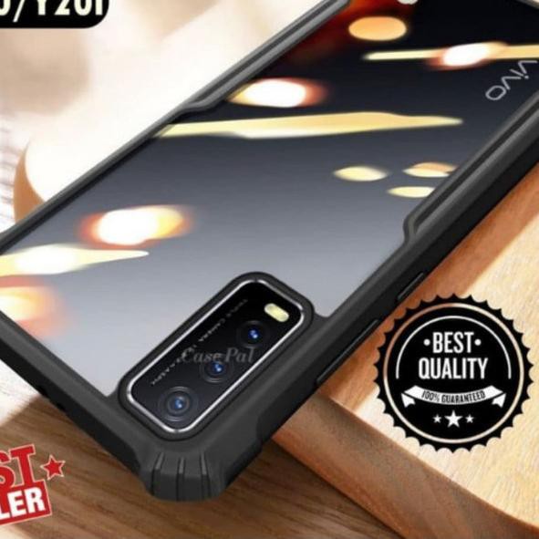 ♛♛ Case VIVO Y50 / VIVO Y30/ VIVO Y30i / VIVO Y20 / VIVO Y20i Hard Case Armor Shockproof Transparant