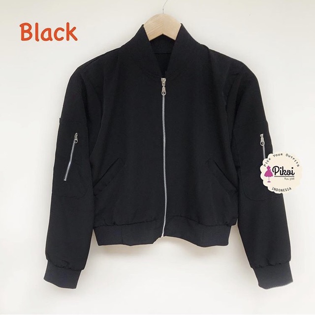 Jaket bomber cewek / bomber wanita murah / jaket cewek polos / bomber pullandbear bomber korea /1891