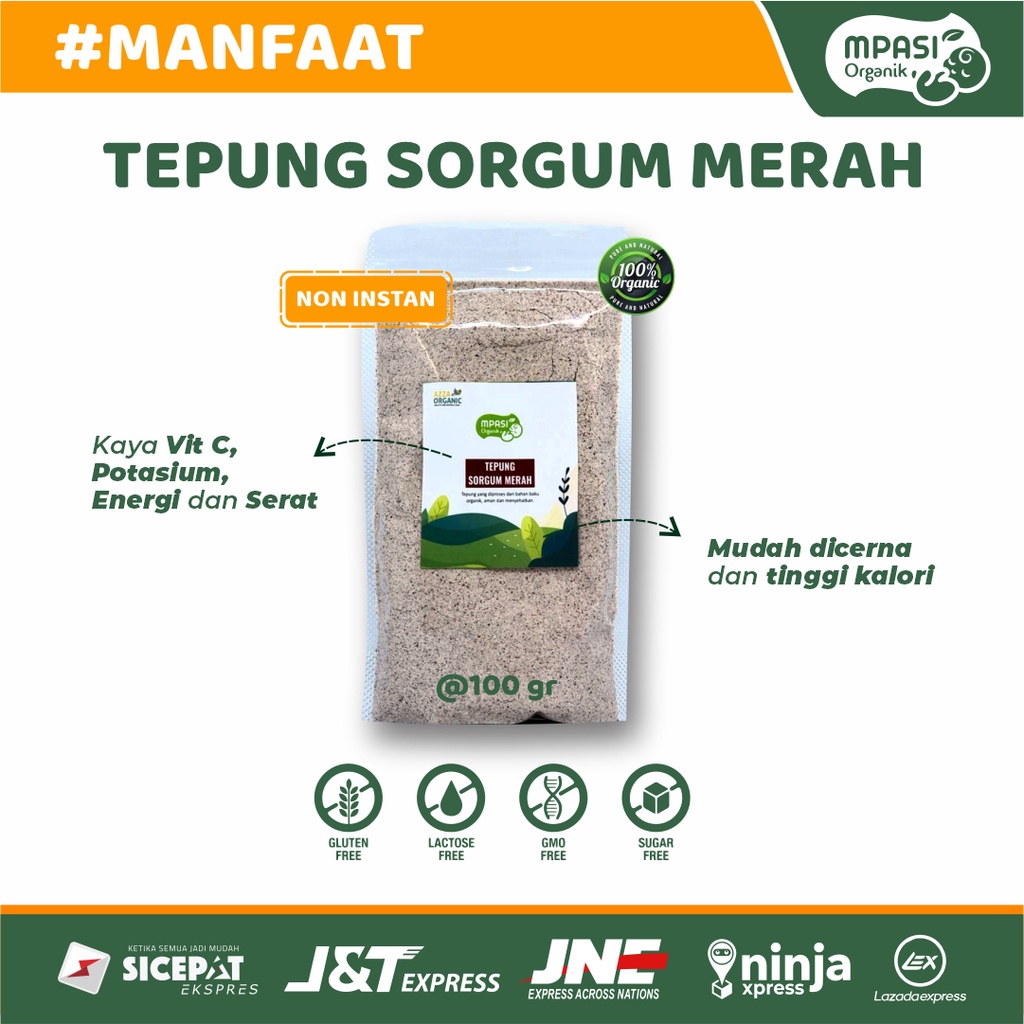 TEPUNG MPASI 100gram Gluten Free &amp; KACANG ORGANIK | MPASI BAYI I MPASI ORGANIK | MAKANAN SEHAT